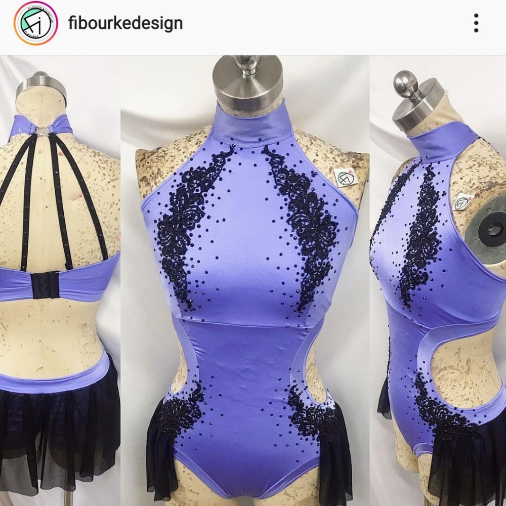 Fi bourke design cutout dance leotard
